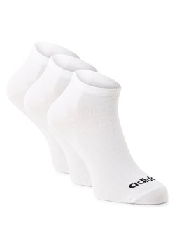 adidas Originals Damskie skarpety do obuwia sportowego pakowane po 3 szt. Kobiety Bawełna biały jednolity ze sklepu vangraaf w kategorii Skarpetki damskie - zdjęcie 156254536
