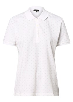 Marie Lund Damska koszulka polo Kobiety Bawełna biały w kropki ze sklepu vangraaf w kategorii Bluzki damskie - zdjęcie 156258375