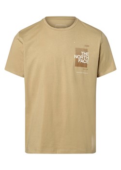 The North Face T-shirt męski Mężczyźni beżowy nadruk ze sklepu vangraaf w kategorii T-shirty męskie - zdjęcie 156258385