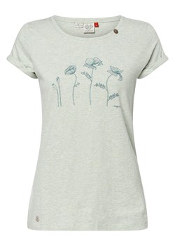 Ragwear T-shirt damski Kobiety Bawełna seledynowy nadruk ze sklepu vangraaf w kategorii Bluzki damskie - zdjęcie 156258439