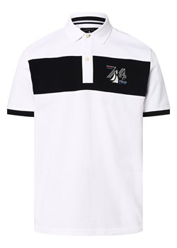 Andrew James Sailing Męska koszulka polo Mężczyźni Bawełna biały jednolity ze sklepu vangraaf w kategorii T-shirty męskie - zdjęcie 156258667
