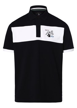 Andrew James Sailing Męska koszulka polo Mężczyźni Bawełna granatowy jednolity ze sklepu vangraaf w kategorii T-shirty męskie - zdjęcie 156258668