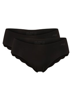 sloggi Majtki typu hipster pakowane po 2 szt. Kobiety czarny jednolity ze sklepu vangraaf w kategorii Majtki damskie - zdjęcie 156258726