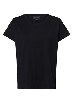 Franco Callegari T-shirt damski Kobiety Bawełna granatowy jednolity ze sklepu vangraaf w kategorii Bluzki damskie - zdjęcie 156258745