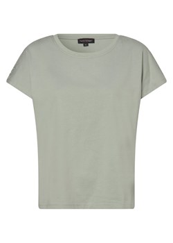 Franco Callegari T-shirt damski Kobiety Bawełna seledynowy jednolity ze sklepu vangraaf w kategorii Bluzki damskie - zdjęcie 156258746