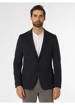 BOSS Męska marynarka od garnituru modułowego Mężczyźni Slim Fit granatowy jednolity ze sklepu vangraaf w kategorii Marynarki męskie - zdjęcie 156258816