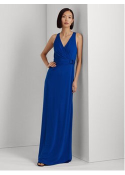 Lauren Ralph Lauren Sukienka wieczorowa 253903052001 Niebieski Slim Fit ze sklepu MODIVO w kategorii Sukienki - zdjęcie 156268109
