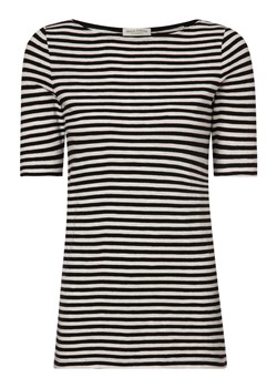 Marc O'Polo T-shirt damski Kobiety Bawełna czarny w paski ze sklepu vangraaf w kategorii Bluzki damskie - zdjęcie 156270467