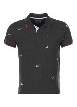 Peak Mountain Koszulka polo &quot;Clamar&quot; w kolorze antracytowym ze sklepu Limango Polska w kategorii T-shirty męskie - zdjęcie 156288445