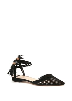 Elisabetta Franchi Skórzane sandały ze sklepu Gomez Fashion Store w kategorii Balerinki - zdjęcie 156297565