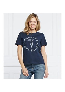 Trussardi T-shirt | Regular Fit ze sklepu Gomez Fashion Store w kategorii Bluzki damskie - zdjęcie 156342006