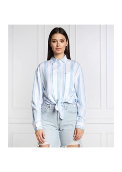 Tommy Jeans Koszula | Regular Fit | z dodatkiem lnu ze sklepu Gomez Fashion Store w kategorii Koszule damskie - zdjęcie 156684516
