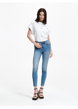 Reserved - Jeansy slim push up - Niebieski ze sklepu Reserved w kategorii Jeansy damskie - zdjęcie 156697015