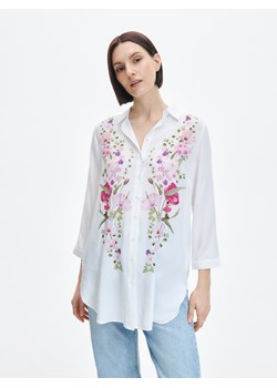 Reserved - Koszula z wiskozy - Biały ze sklepu Reserved w kategorii Koszule damskie - zdjęcie 156700376