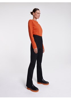 Reserved - Spodnie z EcoVero™ - Czarny ze sklepu Reserved w kategorii Spodnie damskie - zdjęcie 156704767