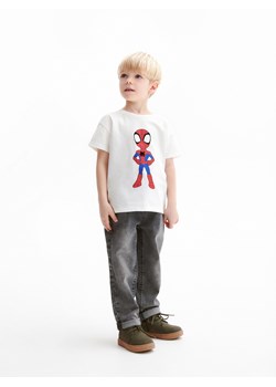 Reserved - T-shirt Spider-Man - biały ze sklepu Reserved w kategorii Koszulki niemowlęce - zdjęcie 156704777
