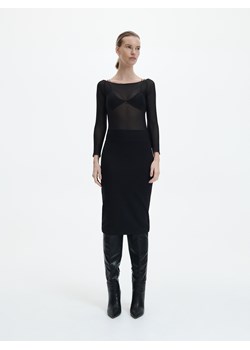 Reserved - Ołówkowa spódnica - Czarny ze sklepu Reserved w kategorii Spódnice - zdjęcie 156705949