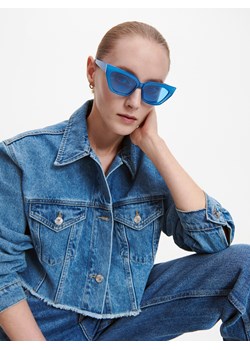 Reserved - Okulary przeciwsłoneczne - Niebieski ze sklepu Reserved w kategorii Okulary przeciwsłoneczne damskie - zdjęcie 156713246