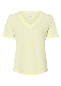Marie Lund T-shirt damski Kobiety Bawełna cytrynowy jednolity ze sklepu vangraaf w kategorii Bluzki damskie - zdjęcie 156717248