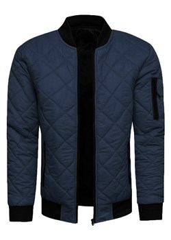 Kurtka męska przejściowa granatowa Recea ze sklepu Recea.pl w kategorii Kurtki męskie - zdjęcie 156822989