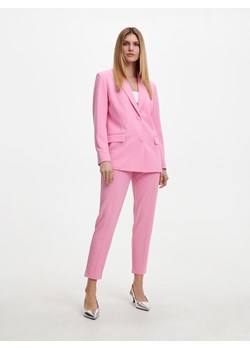 Reserved - Garniturowe spodnie - Różowy ze sklepu Reserved w kategorii Spodnie damskie - zdjęcie 156824719