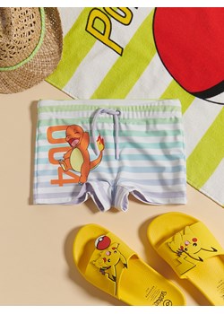 Reserved - Szorty kąpielowe Pokémon - biały ze sklepu Reserved w kategorii Kąpielówki chłopięce - zdjęcie 156825965