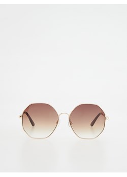 Reserved - Okulary przeciwsłoneczne - brązowy ze sklepu Reserved w kategorii Okulary przeciwsłoneczne damskie - zdjęcie 156830866