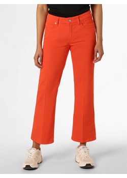Cambio Spodnie  Kobiety Bawełna pomarańczowy jednolity ze sklepu vangraaf w kategorii Spodnie damskie - zdjęcie 156835217