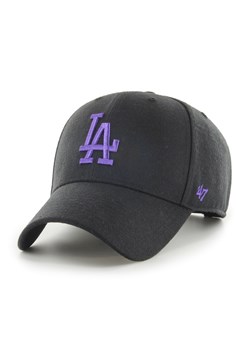 Czapka z daszkiem uniseks 47 Brand Los Angeles Dodgers - czarna ze sklepu Sportstylestory.com w kategorii Czapki z daszkiem damskie - zdjęcie 156840387
