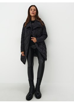 Mohito - Płaszcz z wiązaniem - Czarny ze sklepu Mohito w kategorii Płaszcze damskie - zdjęcie 156850318