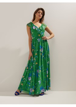 Mohito - Sukienka maxi z hiszpańskim dekoltem - Zielony ze sklepu Mohito w kategorii Sukienki - zdjęcie 156850557