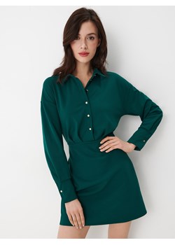 Mohito - Sukienka koszulowa mini - zielony ze sklepu Mohito w kategorii Sukienki - zdjęcie 156851687