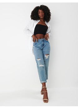 Mohito - Jeansy boyfriend - Niebieski ze sklepu Mohito w kategorii Jeansy damskie - zdjęcie 156853417