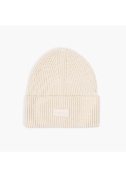 Cropp - Kremowa czapka - kremowy ze sklepu Cropp w kategorii Czapki zimowe damskie - zdjęcie 156855276