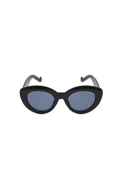 Cropp - Czarne okulary przeciwsłoneczne typu cat eye - czarny ze sklepu Cropp w kategorii Okulary przeciwsłoneczne damskie - zdjęcie 156855409
