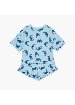 Cropp - Krótka piżama Stitch - błękitny ze sklepu Cropp w kategorii Piżamy damskie - zdjęcie 156855487