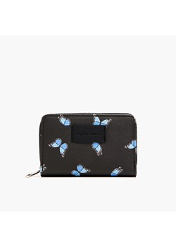 Cropp - Portfel ze wzorem w motyle - czarny ze sklepu Cropp w kategorii Portfele damskie - zdjęcie 156855517