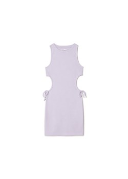 Cropp - Fioletowa sukienka z wycięciami - fioletowy ze sklepu Cropp w kategorii Sukienki - zdjęcie 156855788