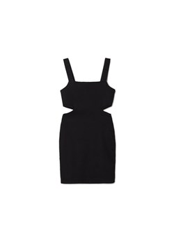 Cropp - Czarna jeansowa sukienka - czarny ze sklepu Cropp w kategorii Sukienki - zdjęcie 156855846