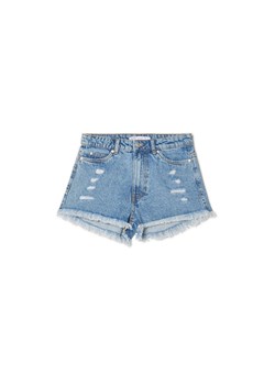 Cropp - Niebieskie szorty jeansowe - niebieski ze sklepu Cropp w kategorii Szorty - zdjęcie 156855858