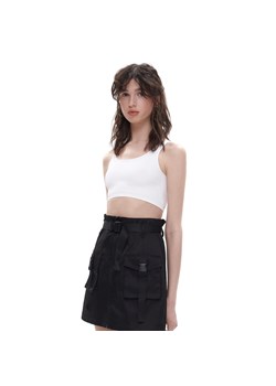 Cropp - Biały crop top - biały ze sklepu Cropp w kategorii Bluzki damskie - zdjęcie 156856168