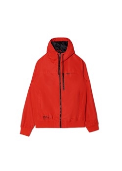 Cropp - Czerwona kurtka z kapturem - czerwony ze sklepu Cropp w kategorii Kurtki męskie - zdjęcie 156856437