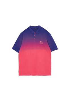 Cropp - Koszulka polo tie-dye - fioletowy ze sklepu Cropp w kategorii T-shirty męskie - zdjęcie 156856466