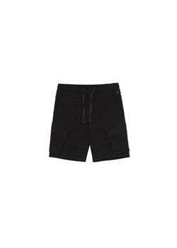 Cropp - Czarne szorty jogger - czarny ze sklepu Cropp w kategorii Spodenki męskie - zdjęcie 156856567