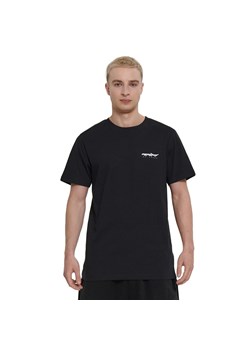 Cropp - Czarny T-shirt z dużym nadrukiem na plecach - czarny ze sklepu Cropp w kategorii T-shirty męskie - zdjęcie 156856667