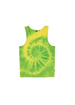 Cropp - Zielony tank top z efektem tie-dye - zielony ze sklepu Cropp w kategorii T-shirty męskie - zdjęcie 156856765