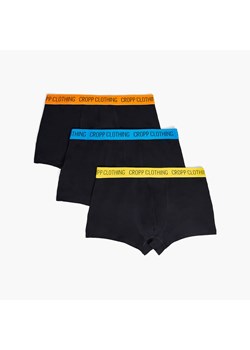 Cropp - 3 pack czarnych bokserek - czarny ze sklepu Cropp w kategorii Majtki męskie - zdjęcie 156856837