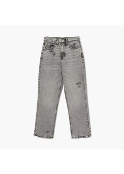 Cropp - Szare jeansy straight cropped - jasny szary ze sklepu Cropp w kategorii Jeansy damskie - zdjęcie 156857015