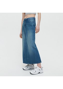 Jeansowa spódnica maxi w stylu vintage - Niebieski ze sklepu House w kategorii Spódnice - zdjęcie 156858498
