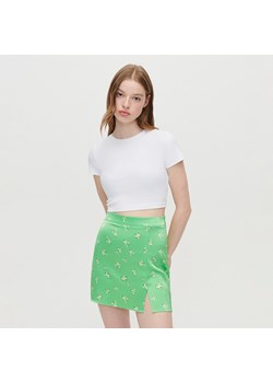 Zielona spódnica w drobne kwiaty - Zielony ze sklepu House w kategorii Spódnice - zdjęcie 156866856